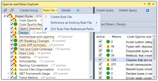 CQLinq Rules file